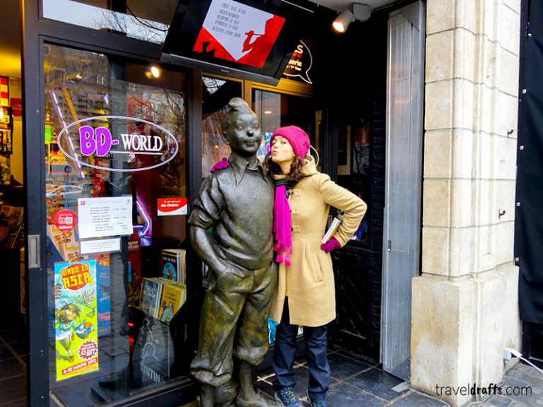 Comic bookstore in Brussels